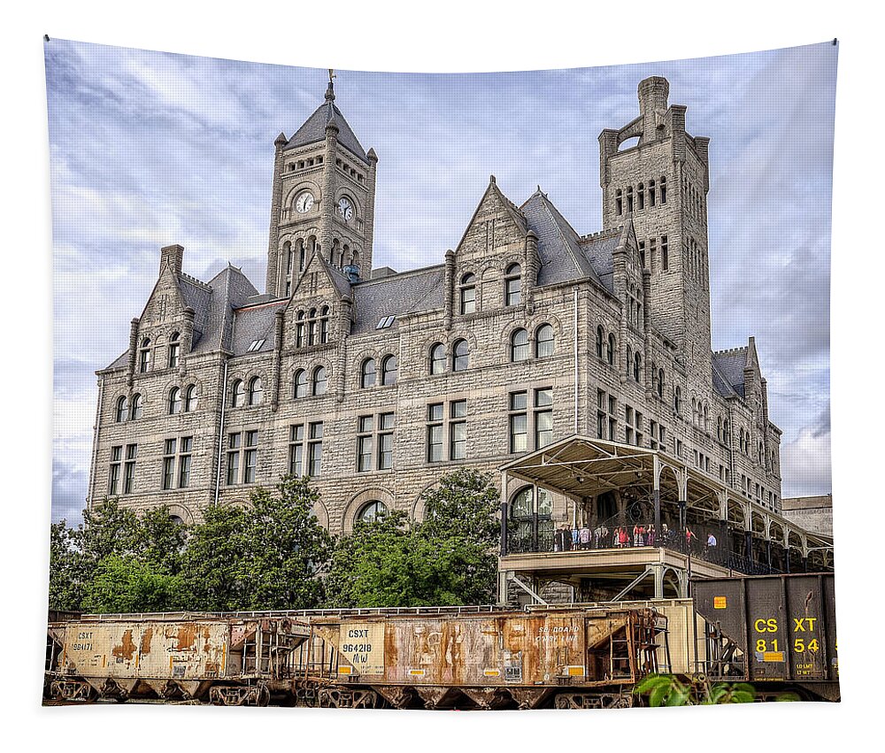 Union Station Tapestry featuring the photograph Union Station 2 #1 by Brett Engle