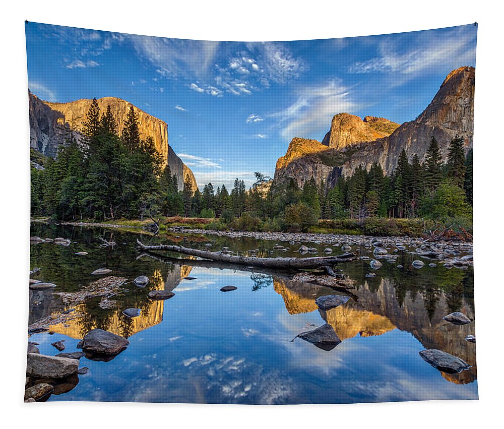 California Tapestry featuring the photograph Valley View II #1 by Peter Tellone