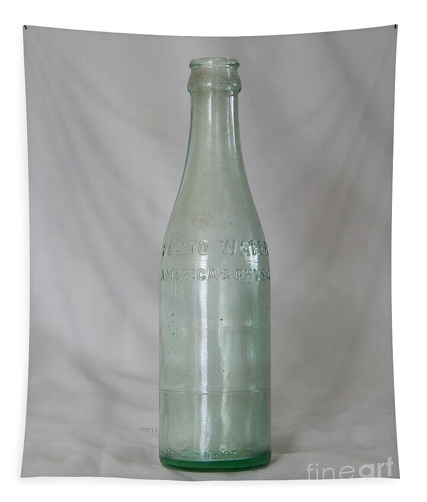 Photography Tapestry featuring the photograph Vintage Glass Bottle by Phil Perkins