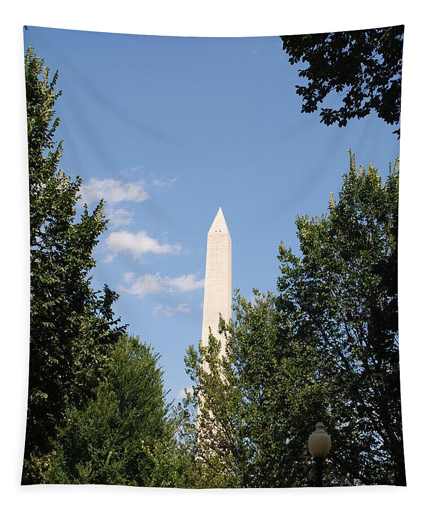 Washington Tapestry featuring the photograph Washington Monument by Kenny Glover