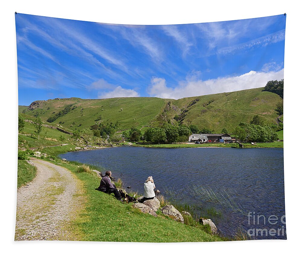 Tarn Tapestry featuring the photograph Watendlath Tarn in Lake District National Park #2 by Louise Heusinkveld