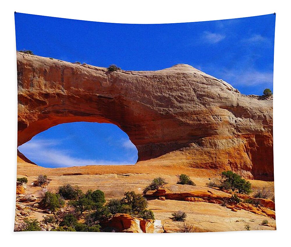Arches Tapestry featuring the photograph Wilsons Arch #2 by Jeff Swan