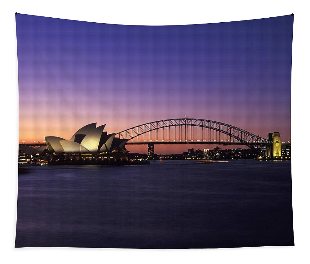 Architecture Tapestry featuring the photograph Sydney, Australia #11 by Phillip Hayson
