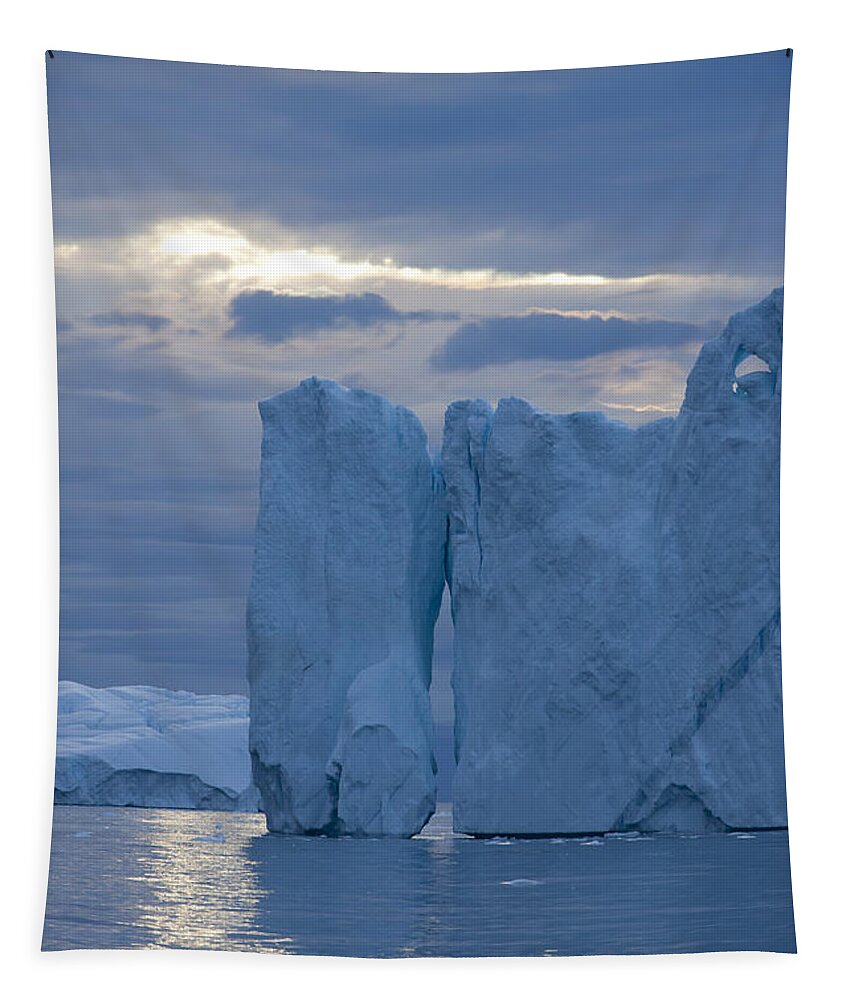 Iceberg Tapestry featuring the photograph 110613p179 by Arterra Picture Library