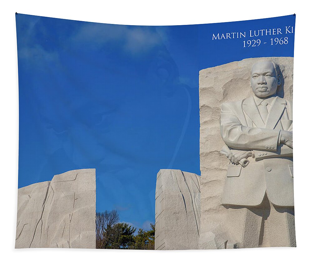 Martin Luther King Jr Tapestry featuring the photograph Martin Luther King Jr Memorial #13 by Theodore Jones