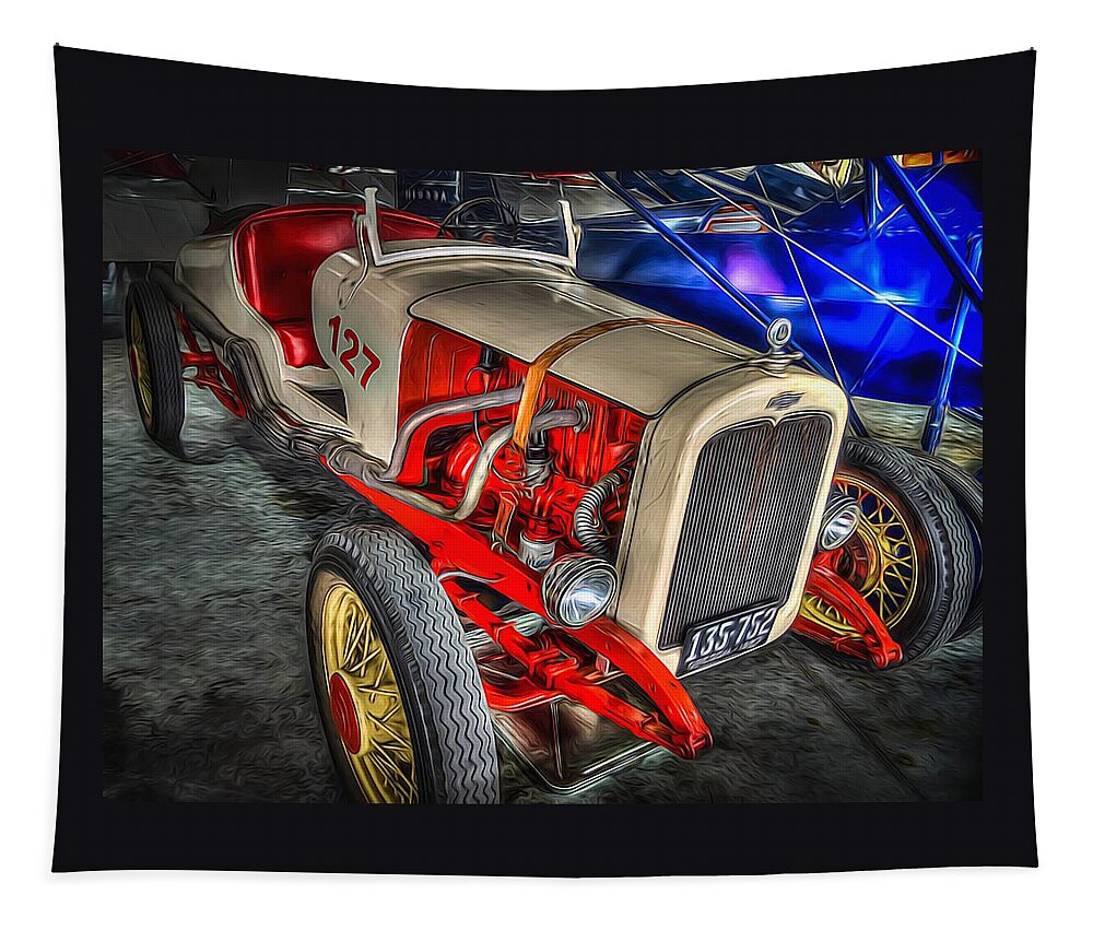 Chevys Tapestry featuring the photograph 1927 Chevy Dirt Racer by Thom Zehrfeld