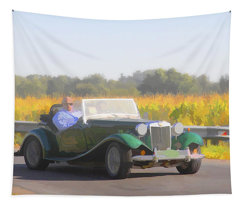 Mg Tapestry featuring the photograph 1953 Mg Td by Jack R Perry
