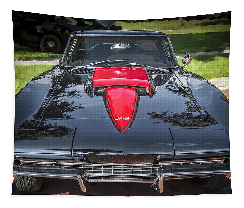 1967 Corvette Tapestry featuring the photograph 1967 Chevrolet Corvette 427 435 hp by Rich Franco