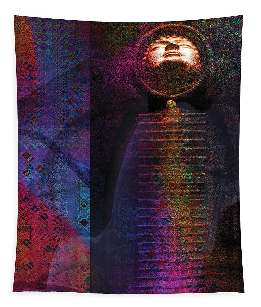 Ascension Tapestry featuring the painting Ascension #2 by David Derr