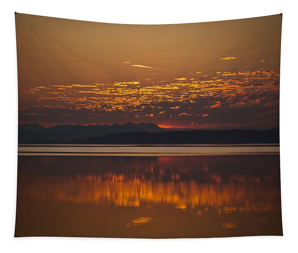 Landscape Tapestry featuring the photograph Early Morning Calm by Ron Roberts