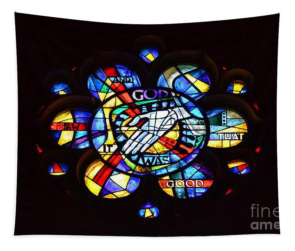 Grace Cathedral Tapestry featuring the photograph Grace Cathedral #2 by Dean Ferreira