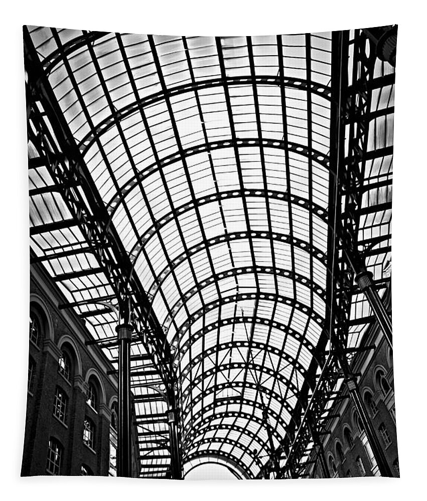 Hays Tapestry featuring the photograph Hay's Galleria roof 1 by Elena Elisseeva