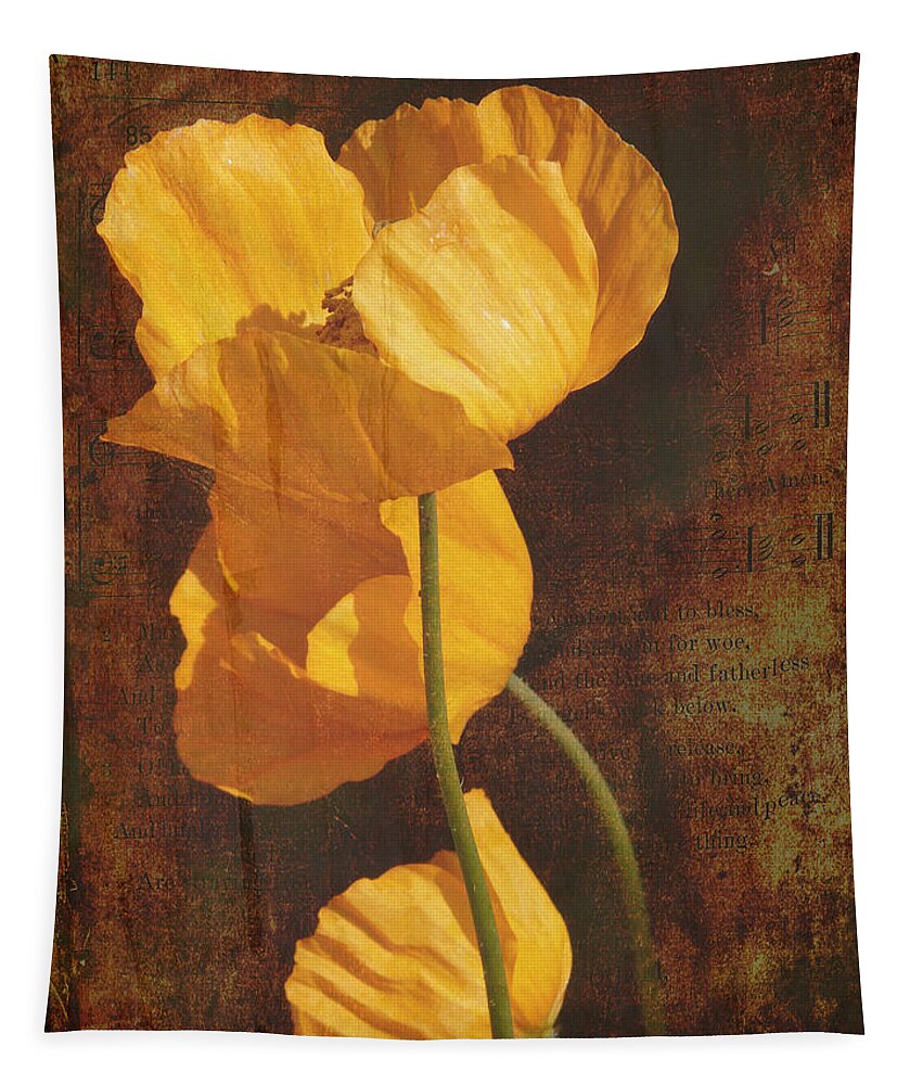 Icelandic Poppy Tapestry featuring the photograph Icelandic Poppy by Bellesouth Studio