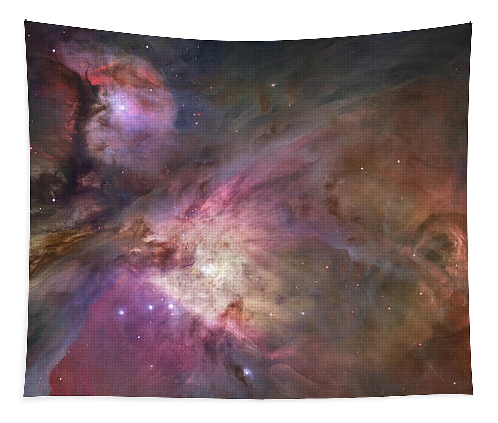 Nebula Tapestry featuring the photograph Orion Nebula #2 by Sebastian Musial