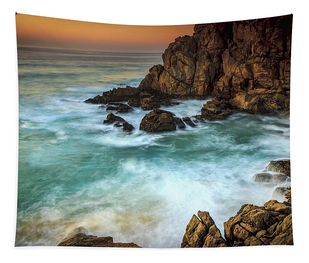 Galicia Tapestry featuring the photograph Penencia Point Galicia Spain by Pablo Avanzini