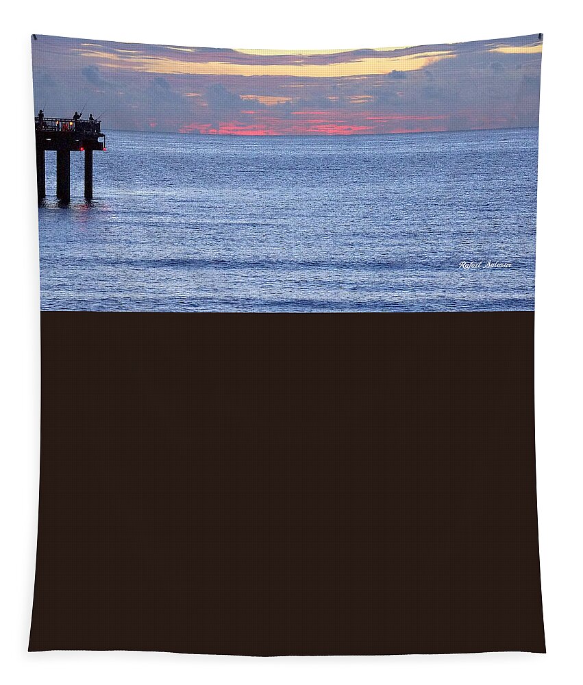 Sunrise Tapestry featuring the photograph Sunrise in Florida Riviera by Rafael Salazar