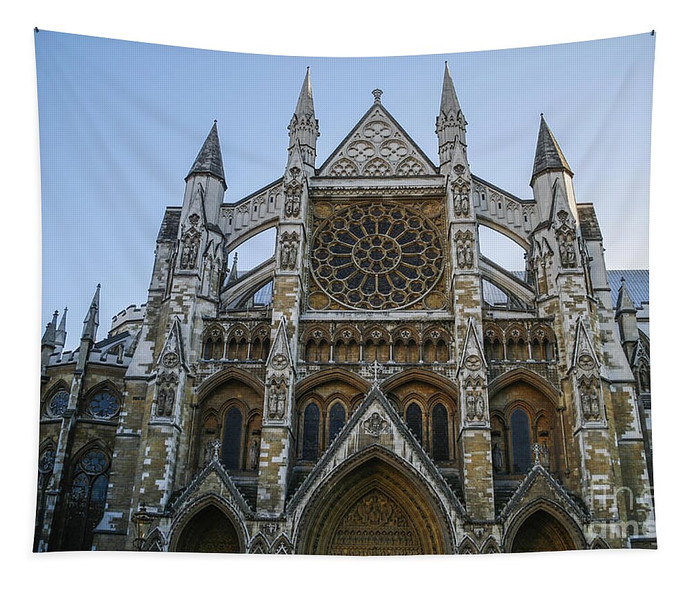 Abbey Tapestry featuring the photograph Westminster Abbey by Patricia Hofmeester