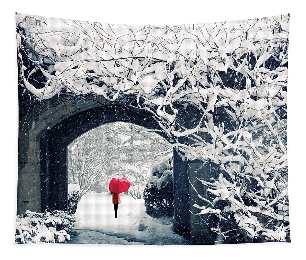 Winter Tapestry featuring the photograph Winter's Lace by Jessica Jenney