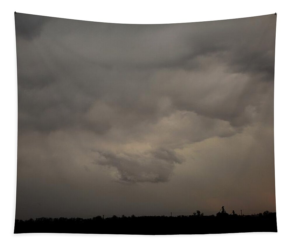Stormscape Tapestry featuring the photograph Let the Storm Season Begin #13 by NebraskaSC