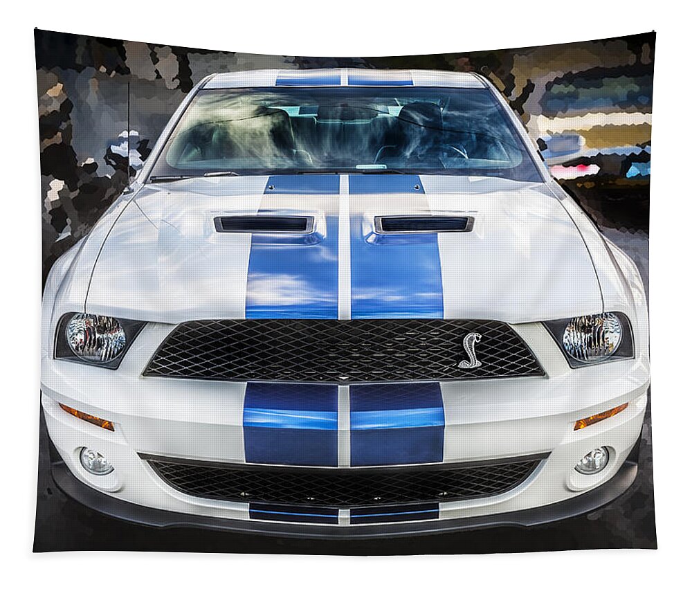 2007 Mustang Tapestry featuring the photograph 2007 Ford Shelby Mustang GT500 by Rich Franco