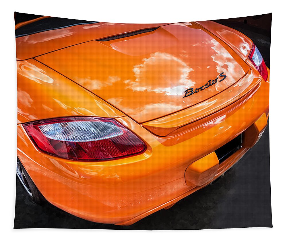 2008 Porsche Boxster Tapestry featuring the photograph 2008 Porsche Limited Edition Orange Boxster #3 by Rich Franco