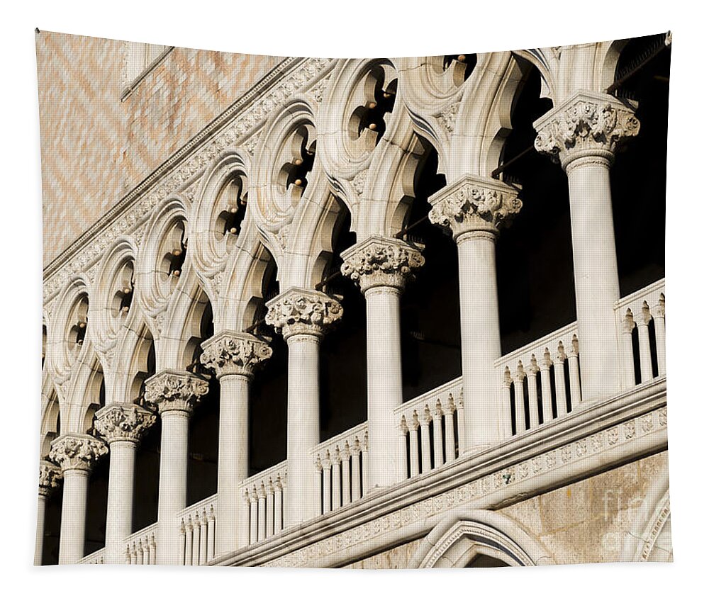 Doge's Palace Tapestry featuring the photograph Doge's Palace #3 by Mats Silvan