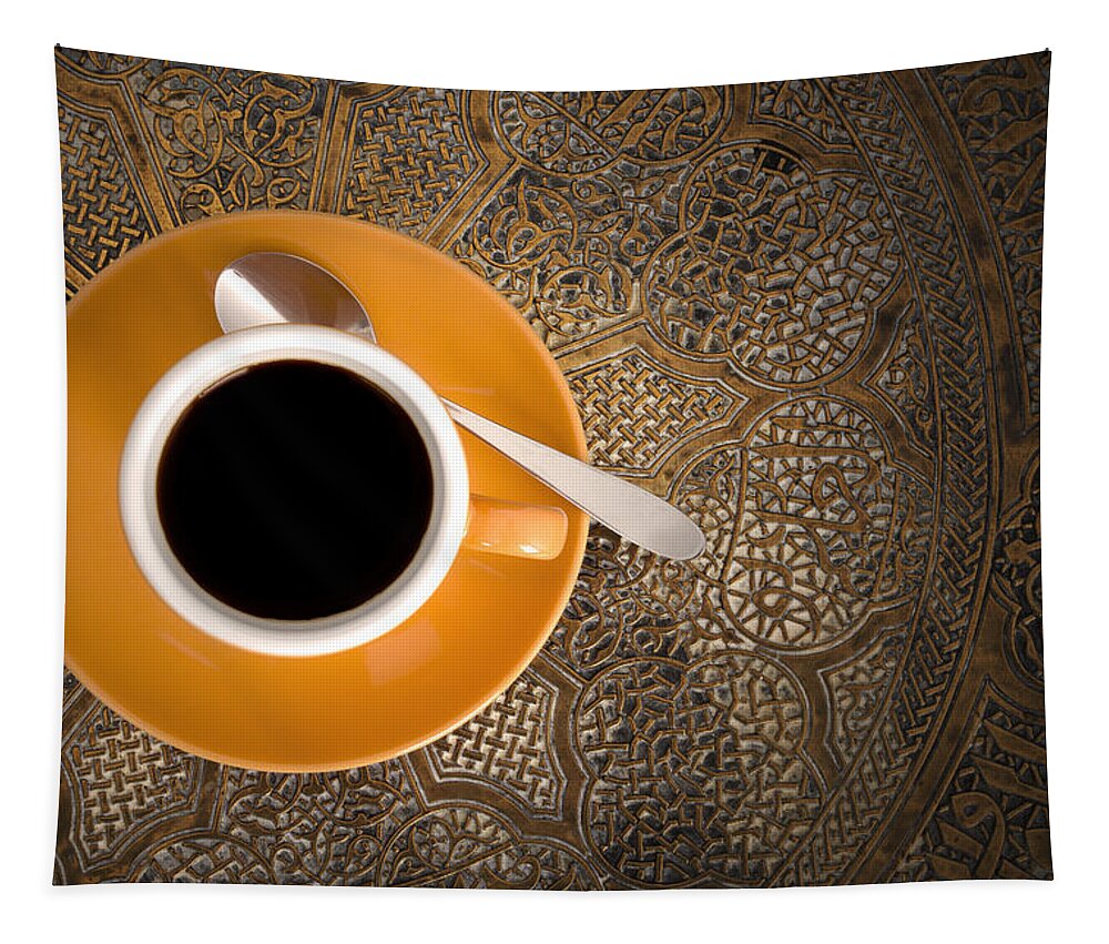 Coffee Tapestry featuring the photograph Espresso #3 by Chevy Fleet