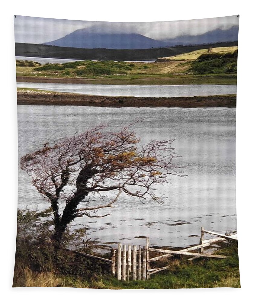 Ireland Tapestry featuring the photograph Near Croagh Patrick #3 by Peggy Dietz