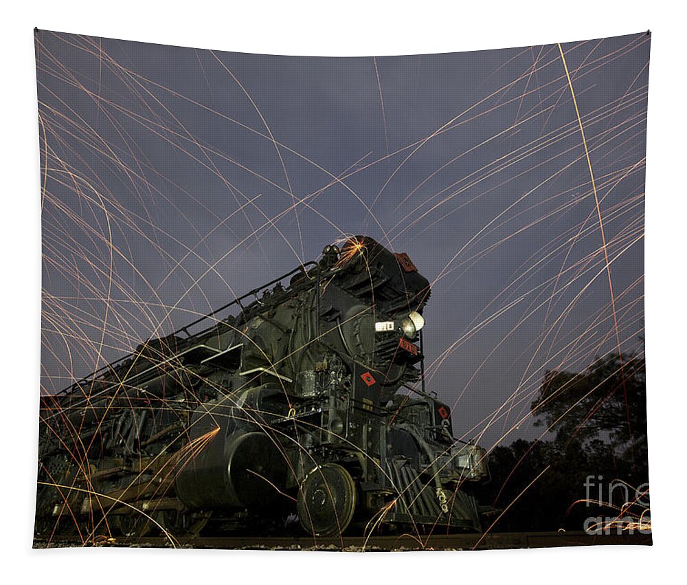 Steam Locomotive Tapestry featuring the photograph Steam Locomotive #3 by Keith Kapple