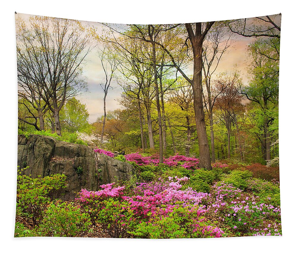 Garden Tapestry featuring the photograph The Azalea Garden by Jessica Jenney