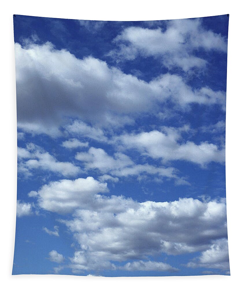 Atmosphere Tapestry featuring the photograph Cumulus Clouds #4 by A.b. Joyce