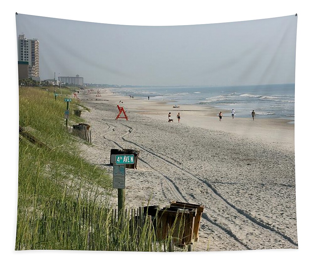 Beach Tapestry featuring the photograph 4th Avenue by Susan McMenamin