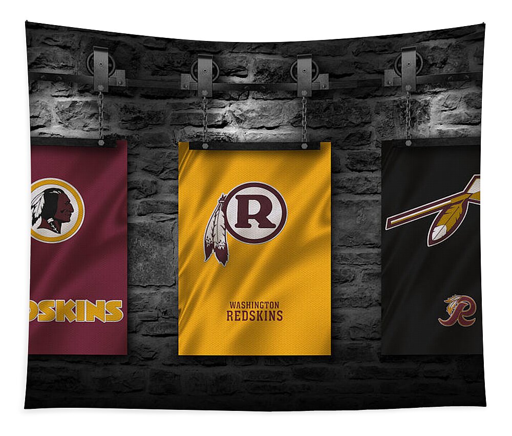 Redskins Tapestry featuring the photograph Washington Redskins by Joe Hamilton
