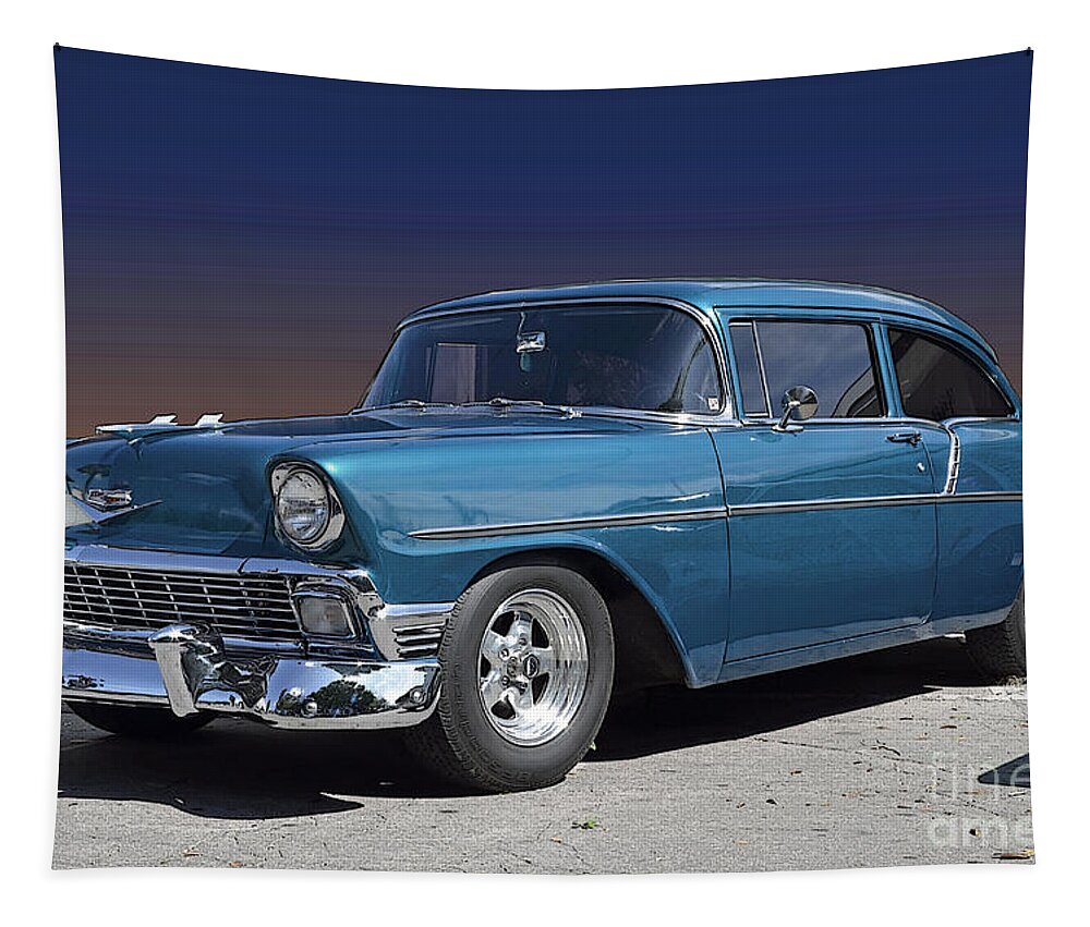 1956 Chevy Tapestry featuring the photograph 56 Chevy by Robert Meanor