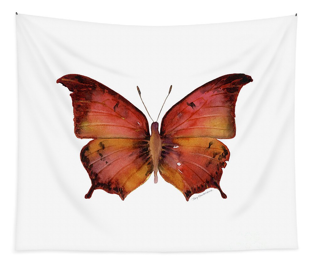 Andria Tapestry featuring the painting 58 Andria Butterfly by Amy Kirkpatrick