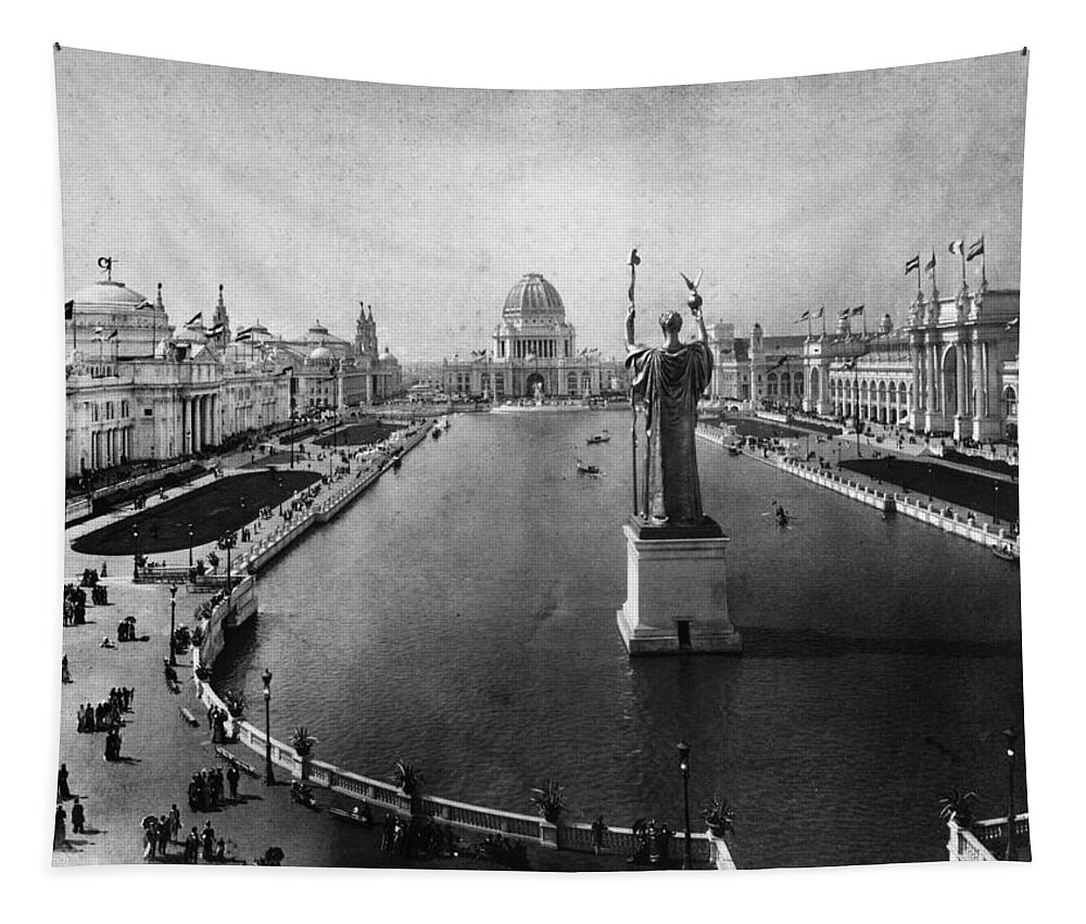 1893 Tapestry featuring the photograph Columbian Exposition, 1893 #6 by Granger
