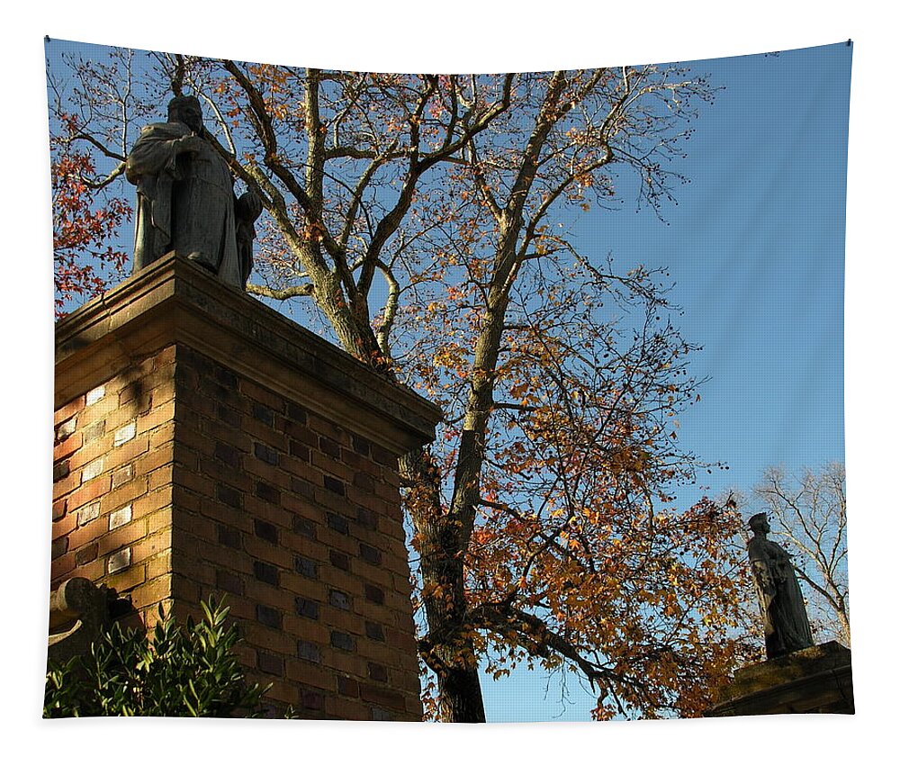 College Of William And Mary Tapestry featuring the photograph William and Mary College #6 by Jacqueline M Lewis