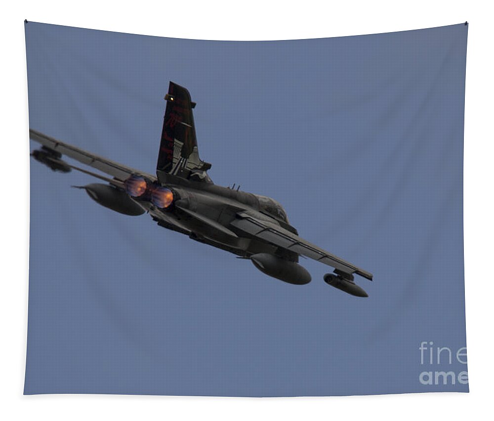 Tornado Tapestry featuring the photograph 617 Tornado by Airpower Art