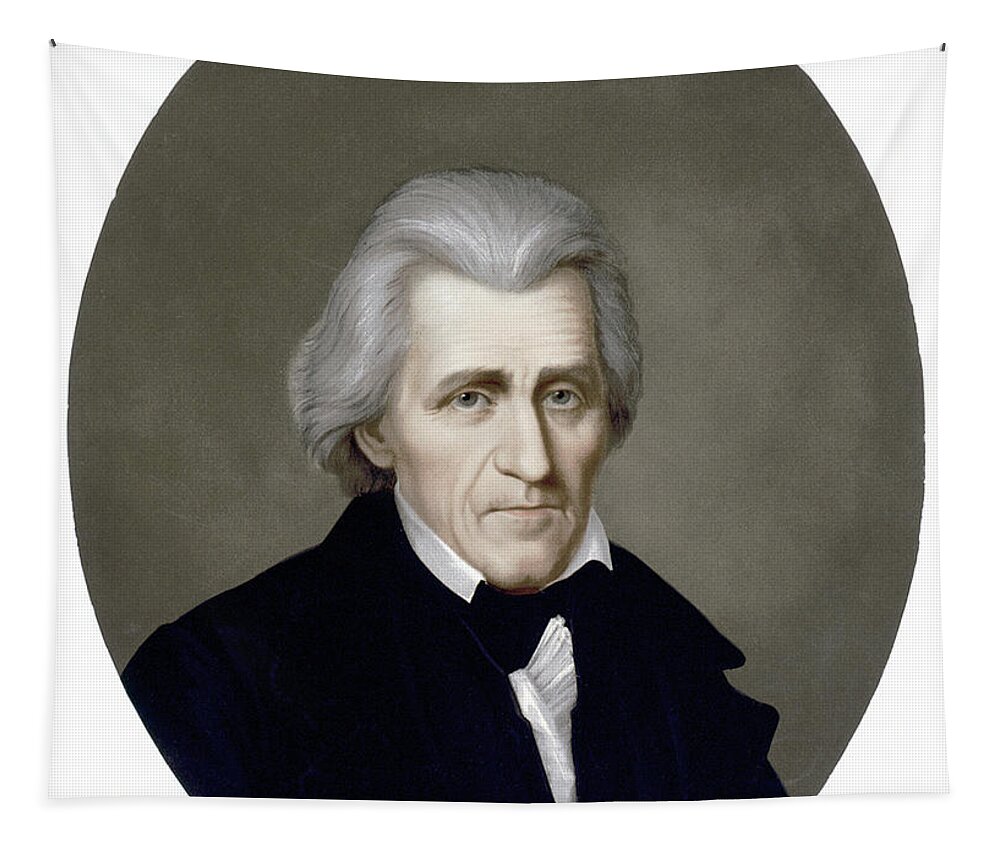 19th Century Tapestry featuring the painting Andrew Jackson (1767-1845) #78 by Granger