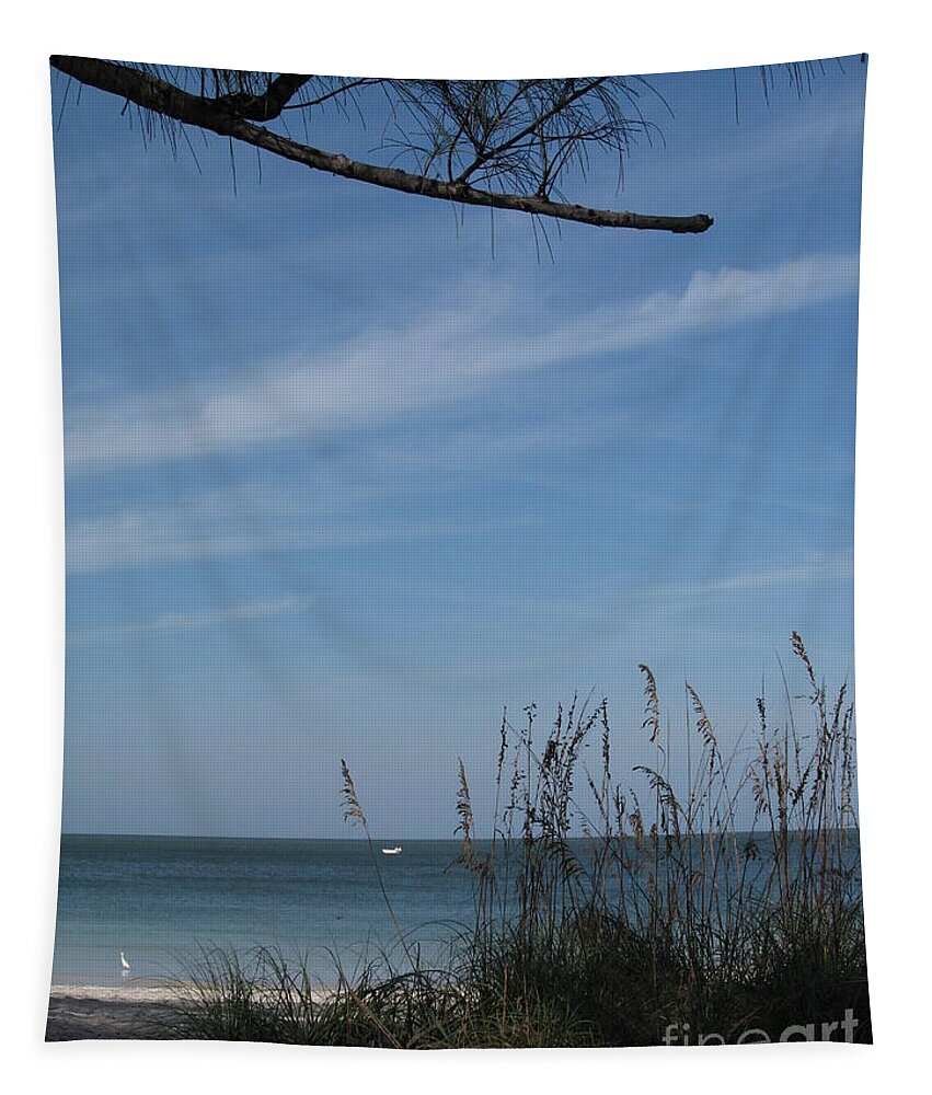 Beach Tapestry featuring the photograph A Beautiful Day At A Florida Beach by Christiane Schulze Art And Photography