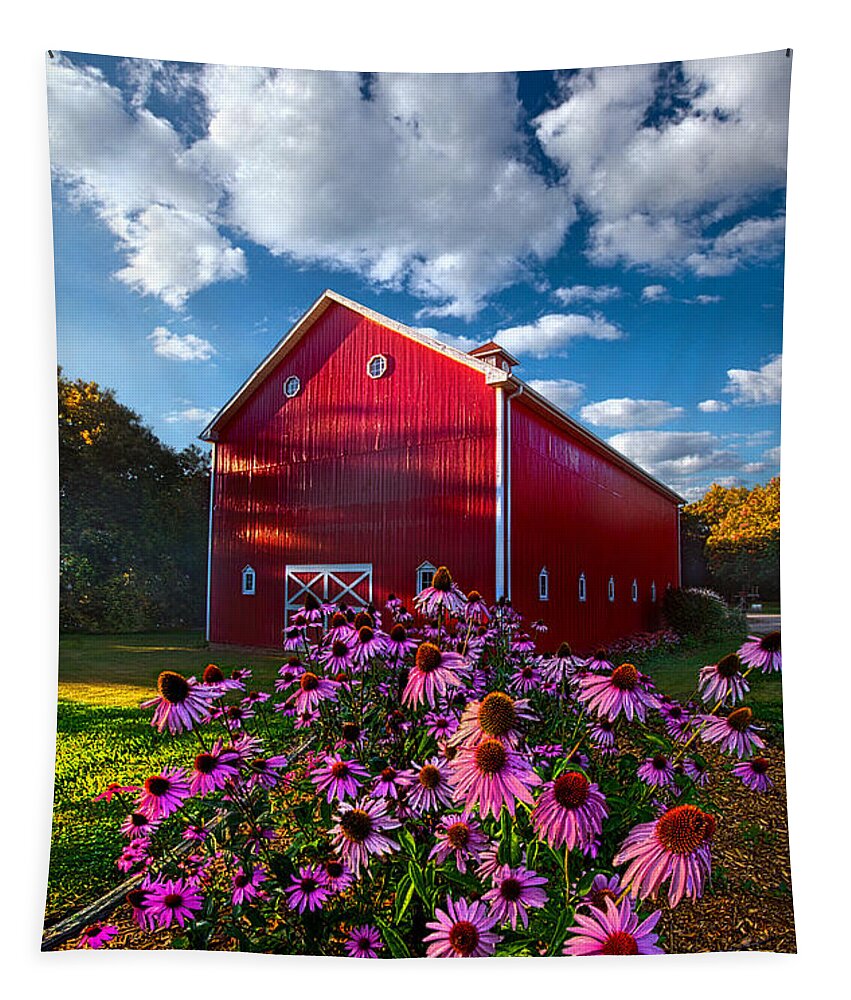 Sunrise Tapestry featuring the photograph A Little More Country by Phil Koch