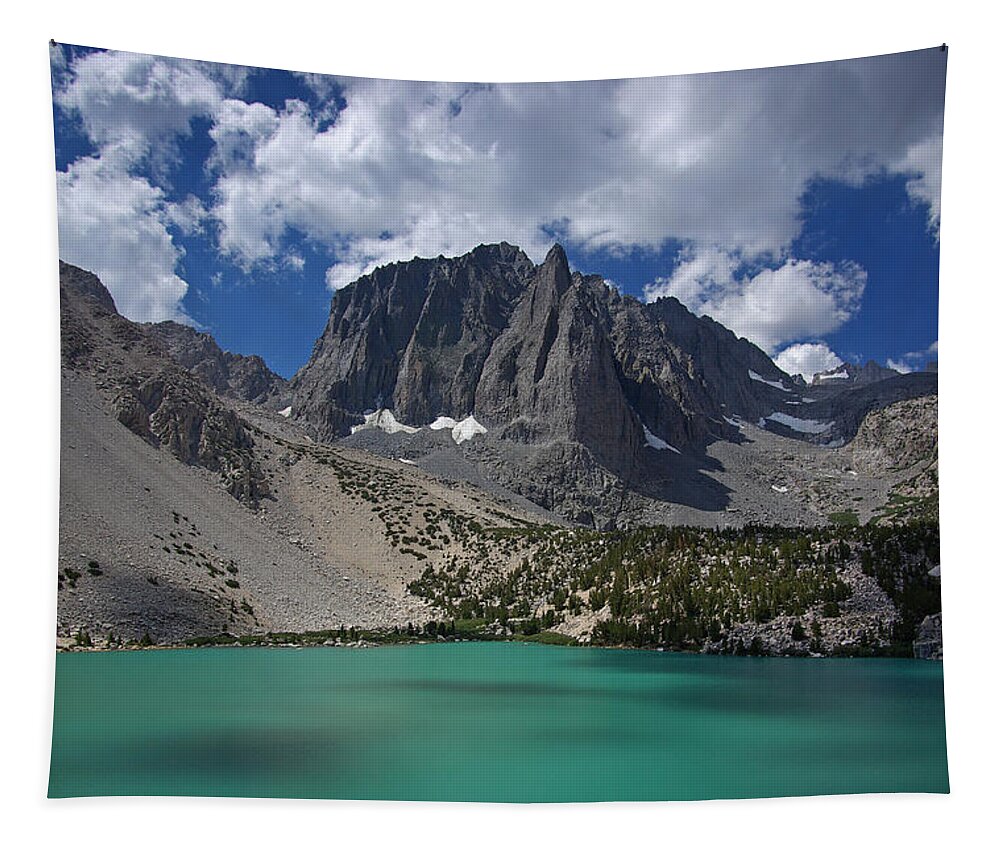 Lake Tapestry featuring the photograph A Temple In The Sierra Nevada by Steve Wolfe