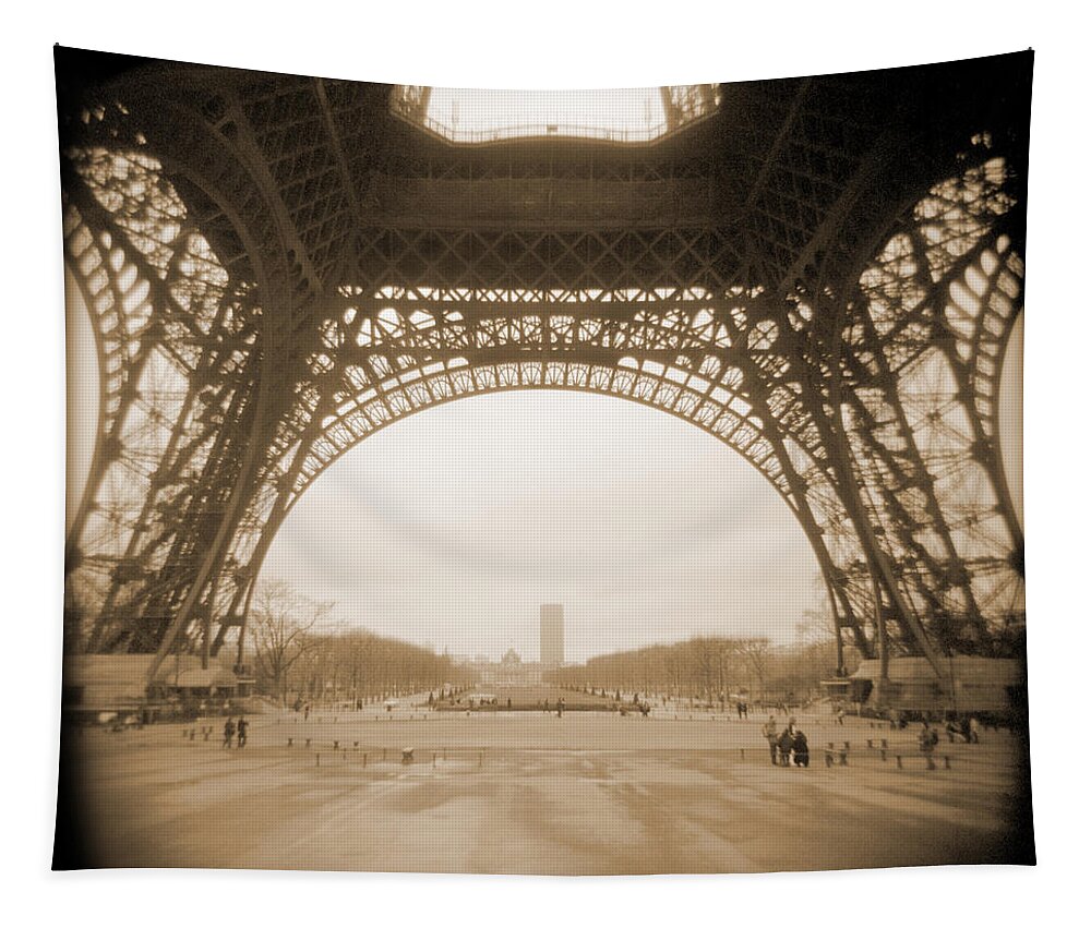 Paris Tapestry featuring the photograph A Walk Through Paris 14 by Mike McGlothlen