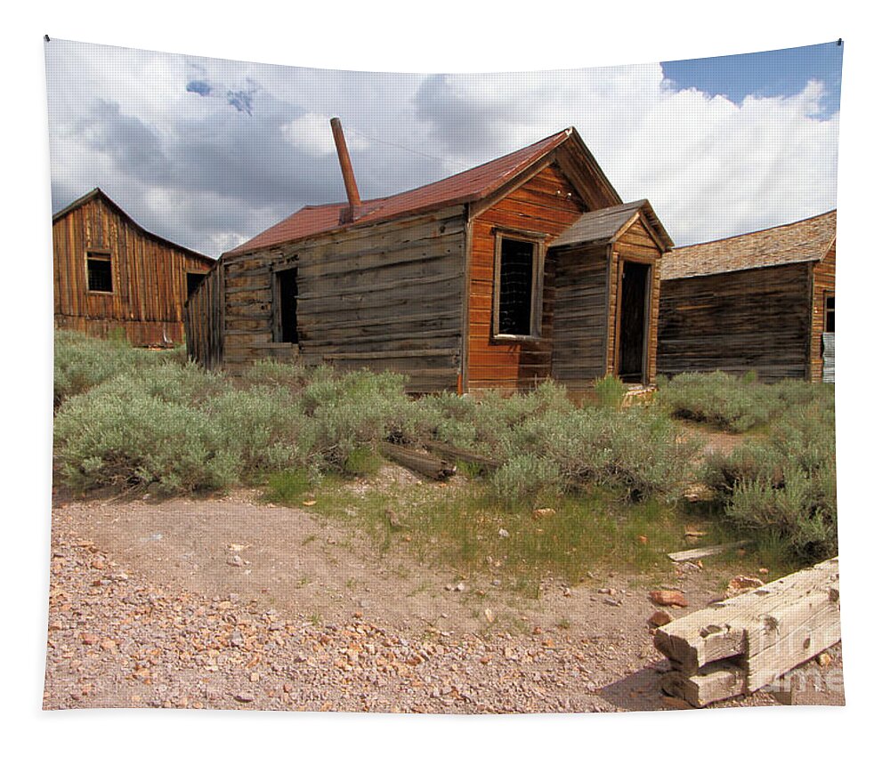 Bodie Tapestry featuring the photograph Abandoned by Adam Jewell