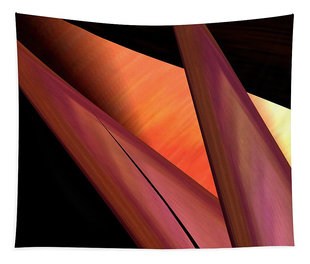 Digital_art Tapestry featuring the painting Abstract 455 by Gerlinde Keating - Galleria GK Keating Associates Inc