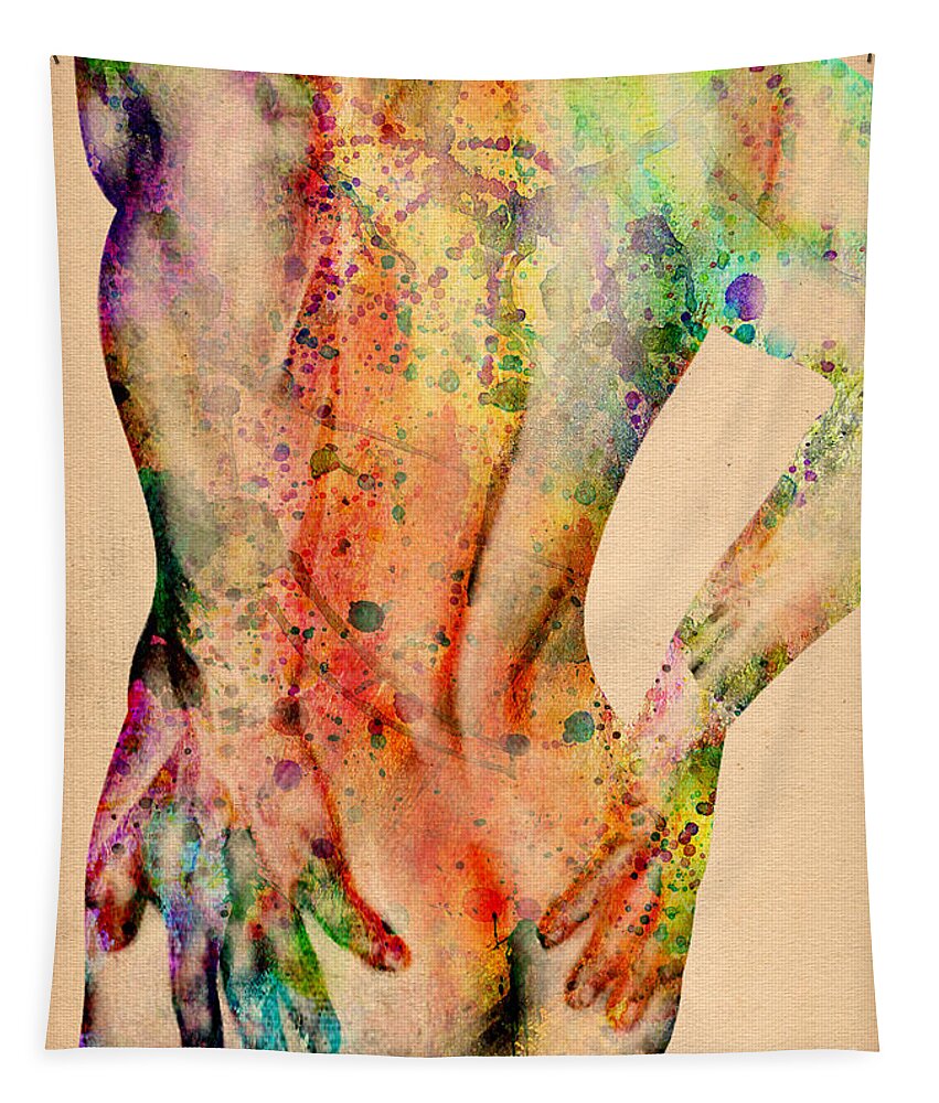Abstract Body - 4 Tapestry by Mark Ashkenazi - Fine Art America