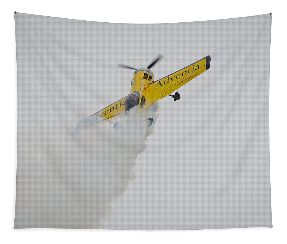 Acrobatics Tapestry featuring the photograph Aerobatics at Cuatro Vientos II by Pablo Lopez