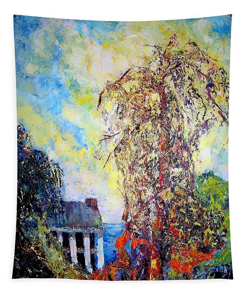 Reproduction Tapestry featuring the painting after Will Henry Stevens by Jodie Marie Anne Richardson Traugott     aka jm-ART