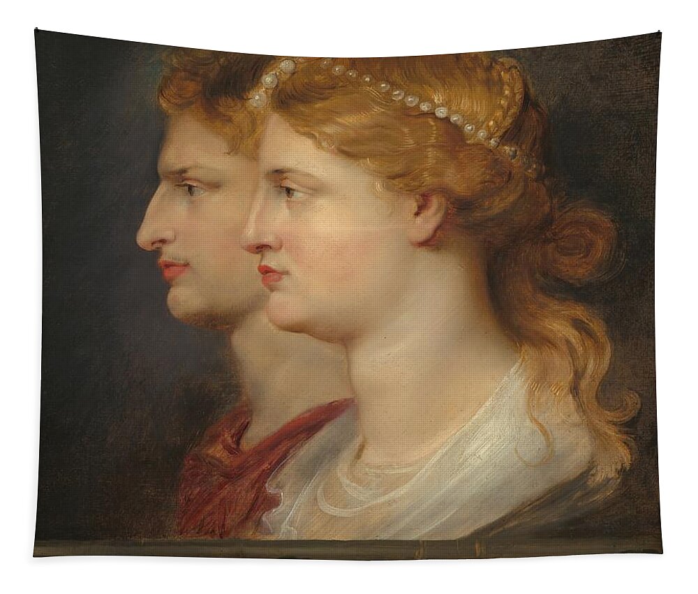 Peter Paul Rubens Tapestry featuring the painting Agrippina and Germanicus by Peter Paul Rubens