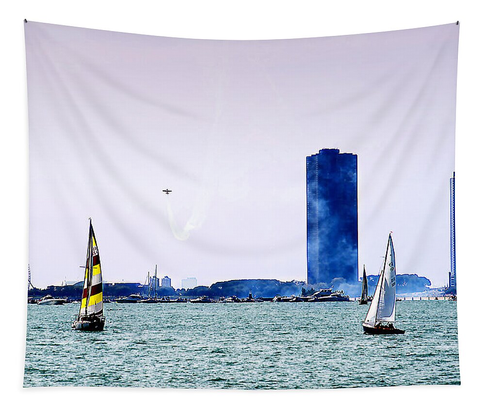 Air Tapestry featuring the photograph Air and Water by Milena Ilieva
